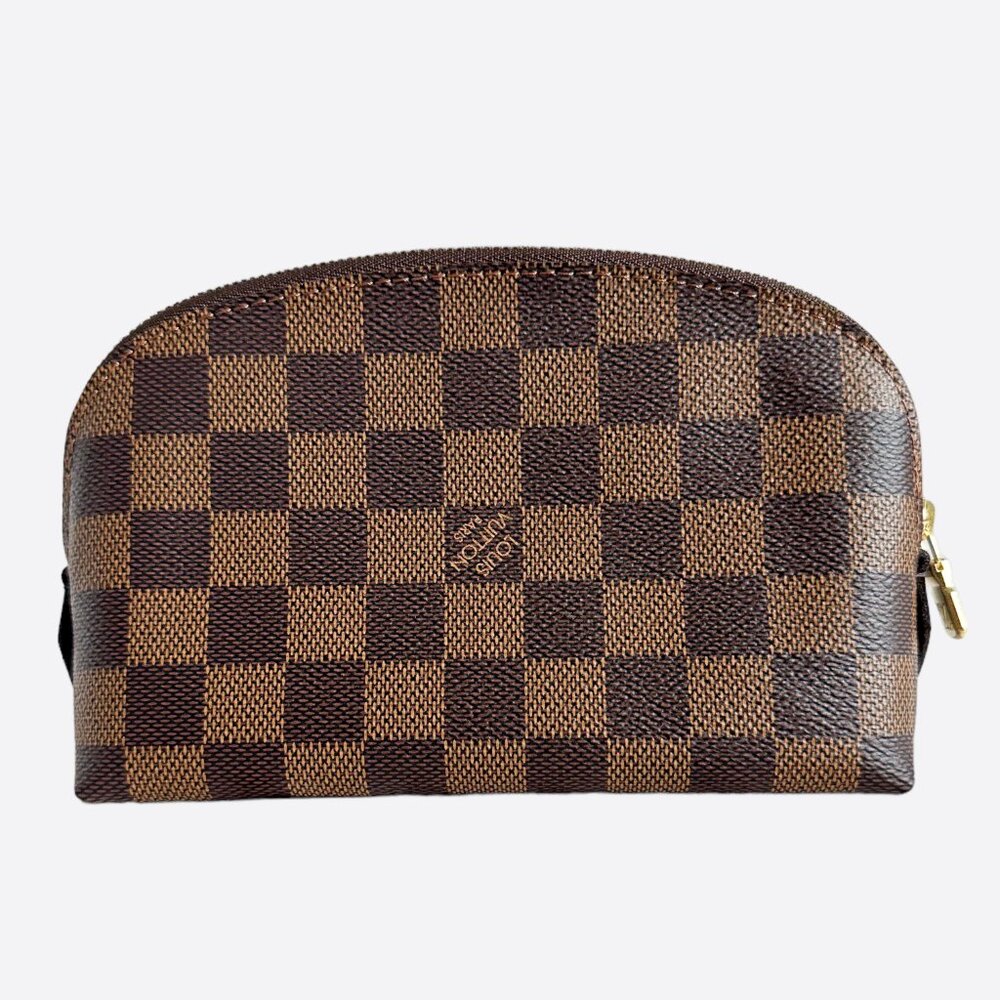 Louis Vuitton Brown Damier Cosmetic Pouch - Picture 2 of 4